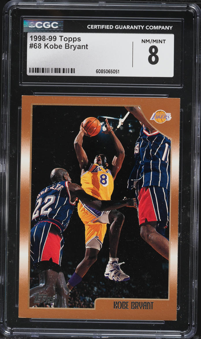 1998 Topps Basketball Kobe Bryant #68 CGC 8 NM-MT