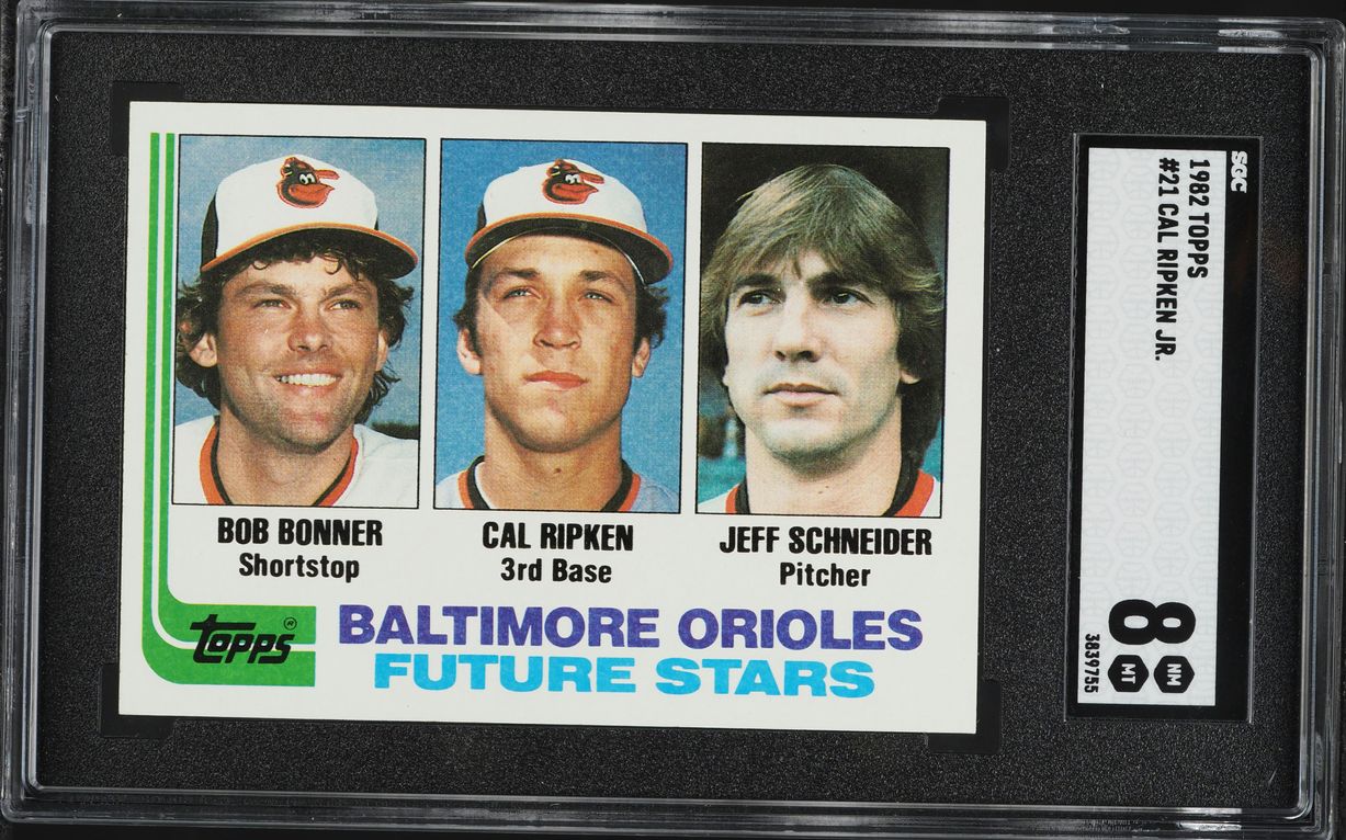 1982 Topps Cal Ripken Jr. ROOKIE #21 SGC 8 NM-MT