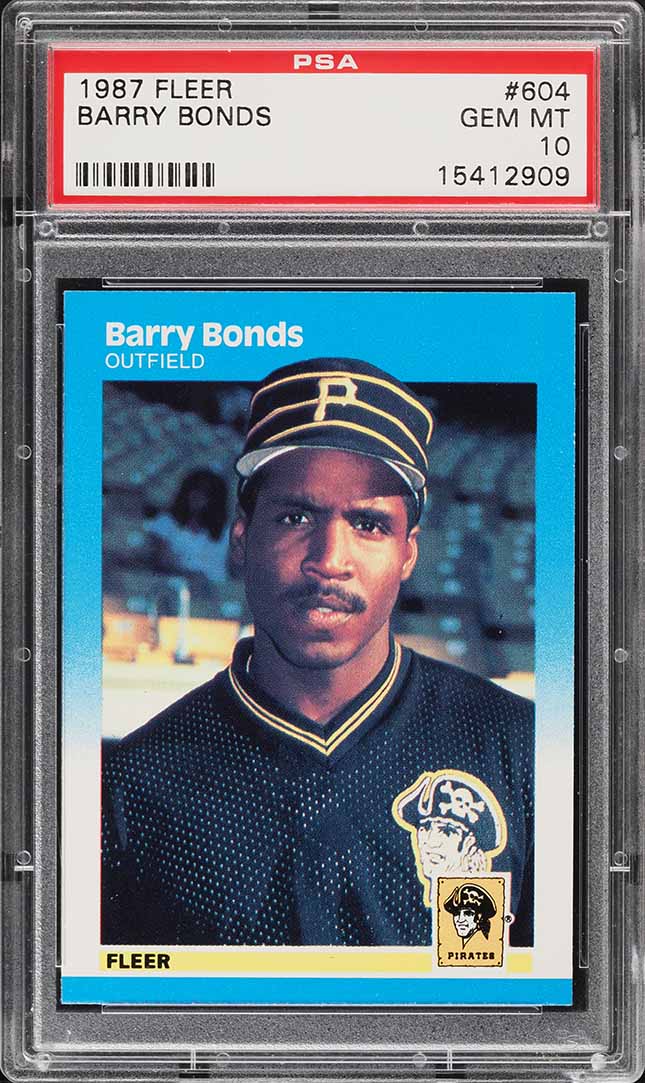 Barry Bonds Rookie Card Donruss Barry Bonds Stats 1987 Donruss