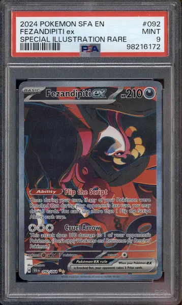 2024 Pokemon Shrouded Fable Special Illustration Rare Fezandipiti Ex PSA 9