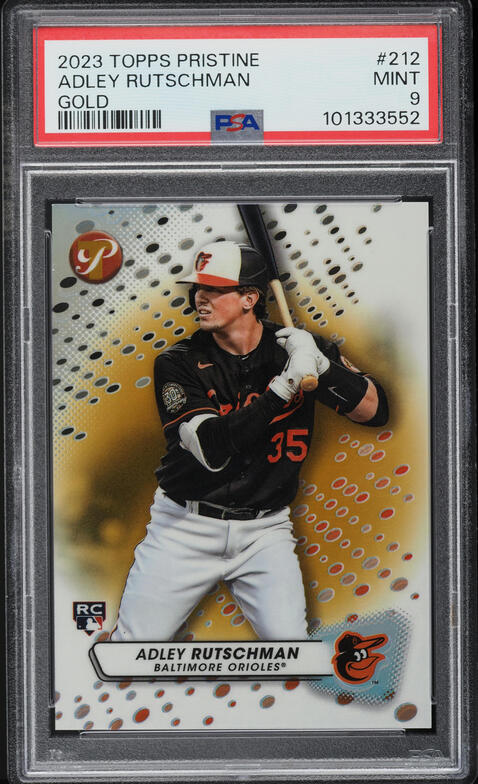 2023 Bowman Adley Rutschman ROOKIE #40 SGC 10 GEM MINT on Fanatics