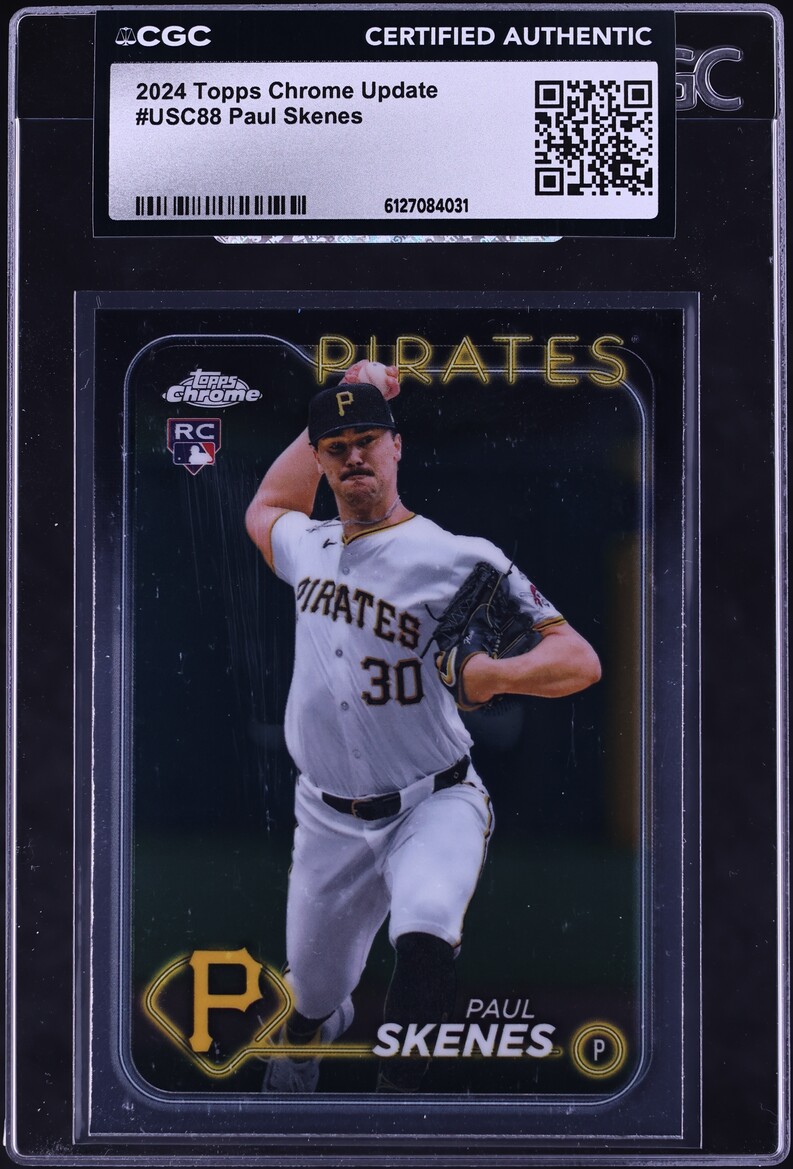 2024 Topps Chrome Update Paul Skenes ROOKIE #USC88 CGC AUTH