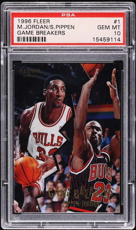 1996 Stadium Club Basketball Michael Jordan #101 PSA 10 GEM MINT