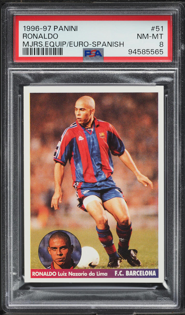 Carte Panini Rookie Thierry Henry 1996 - AS Monaco #182, état Very Good