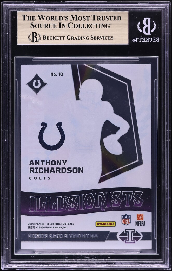 2023 Panini Illusions Illusionists Anthony Richardson ROOKIE #10 BGS 9.5 GEM
