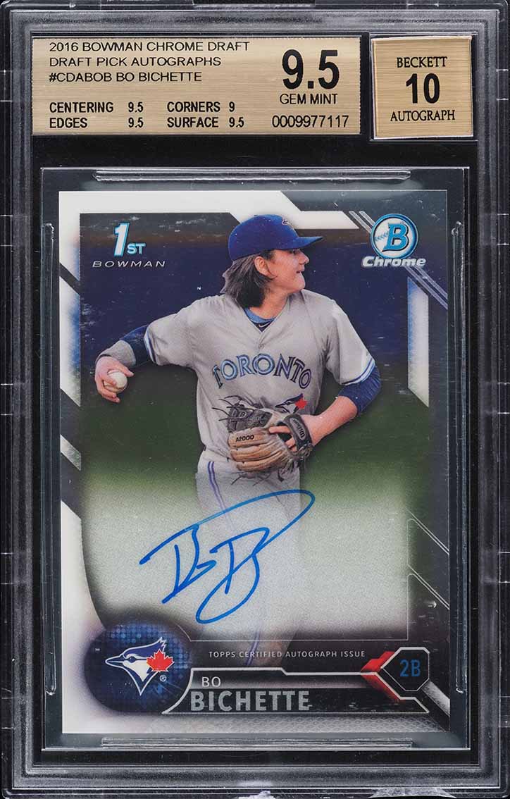 2020 Topps Bo Bichette ROOKIE #78 PSA 9 MINT on Fanatics Collect