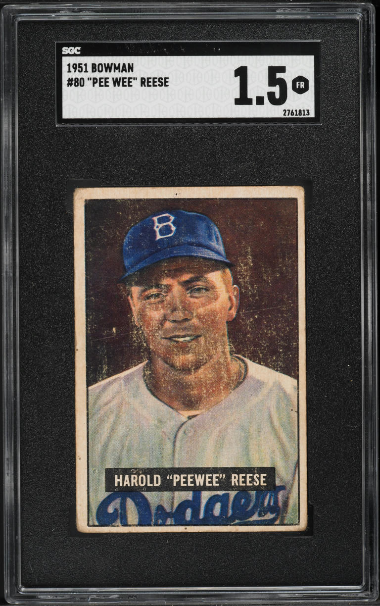1951 Bowman Pee Wee Reese #80 SGC 1.5 FR