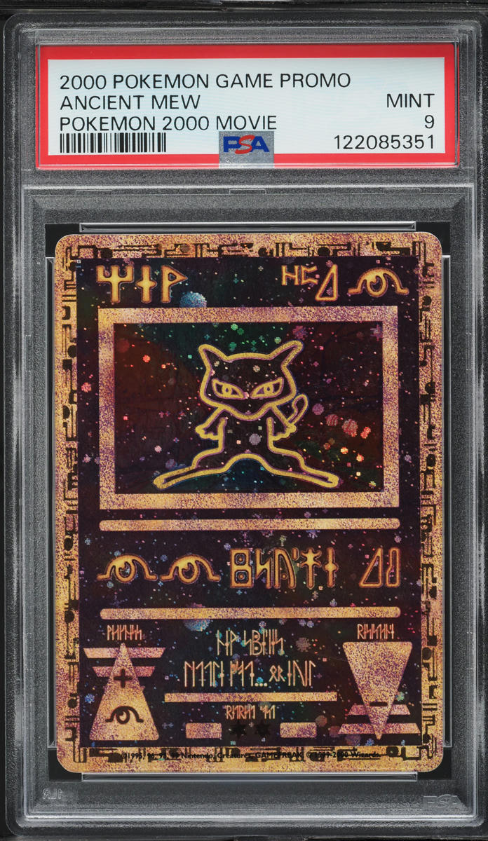 2000 Pokemon Movie Promo Ancient Mew PSA 9 MINT