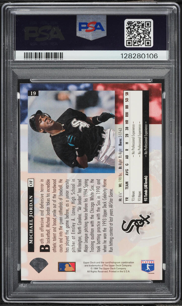 1994 Upper Deck Michael Jordan ROOKIE #19 PSA 10 GEM MINT