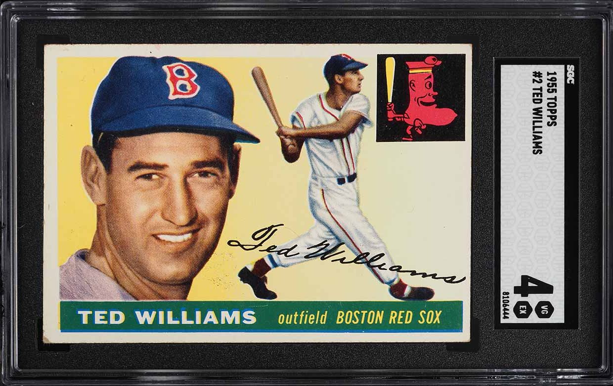 1955 Topps Ted Williams #2 SGC 4 VGEX