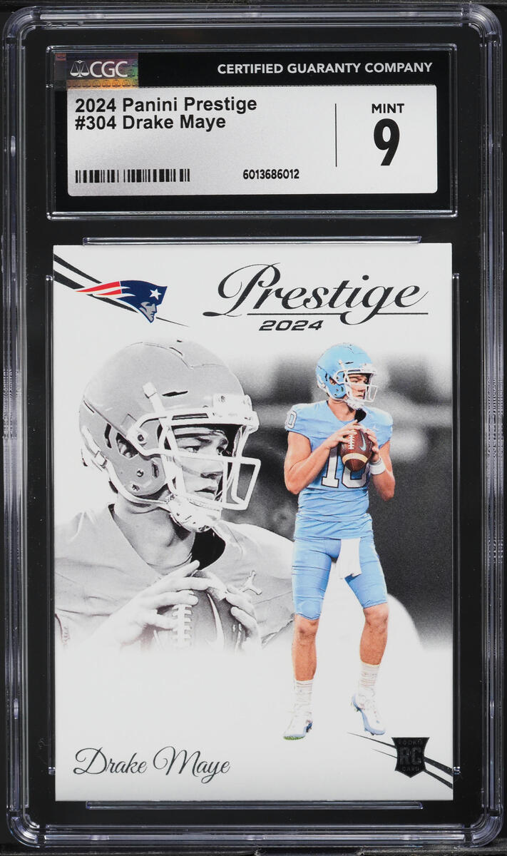 2024 Panini Prestige Drake Maye ROOKIE #304 CGC 9 MINT