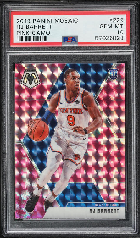 2019 Panini Prizm Penmanship RJ Barrett ROOKIE AUTO #RP-RJB PSA 10