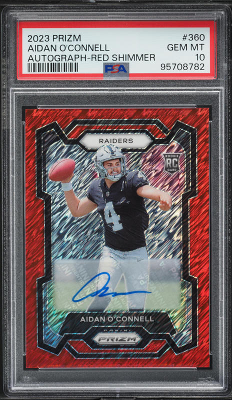 2022 Panini Prizm Red Shimmer Kevin Smith ROOKIE AUTO /7 #RA