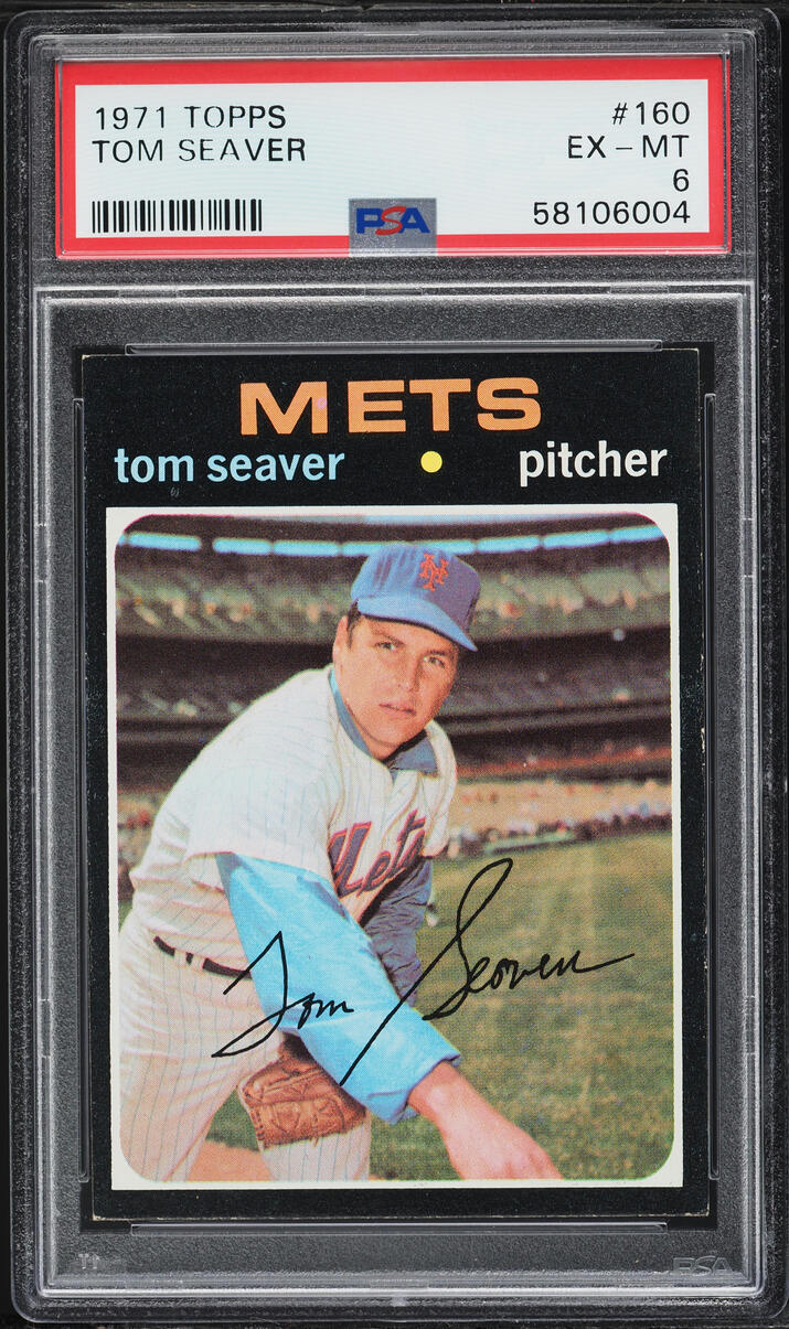 1971 Topps Tom Seaver #160 PSA 6 EXMT