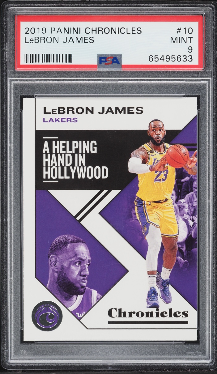 2019 Panini Chronicles LeBron James #10 PSA 9 MINT