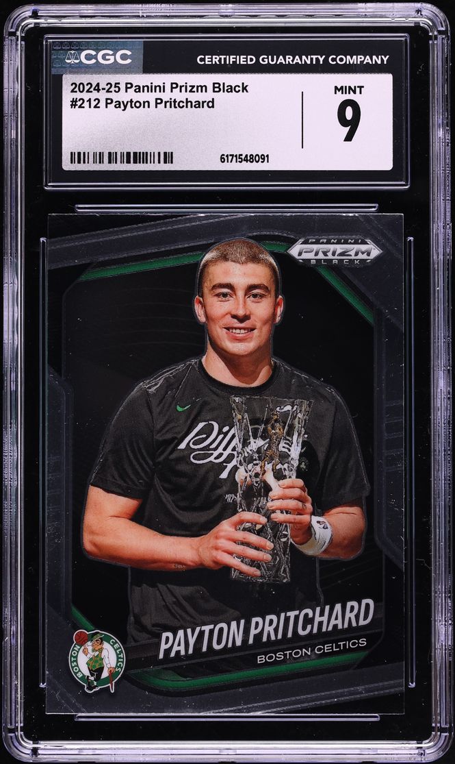 2024 Panini Prizm Black Payton Pritchard #212 CGC 9 MINT