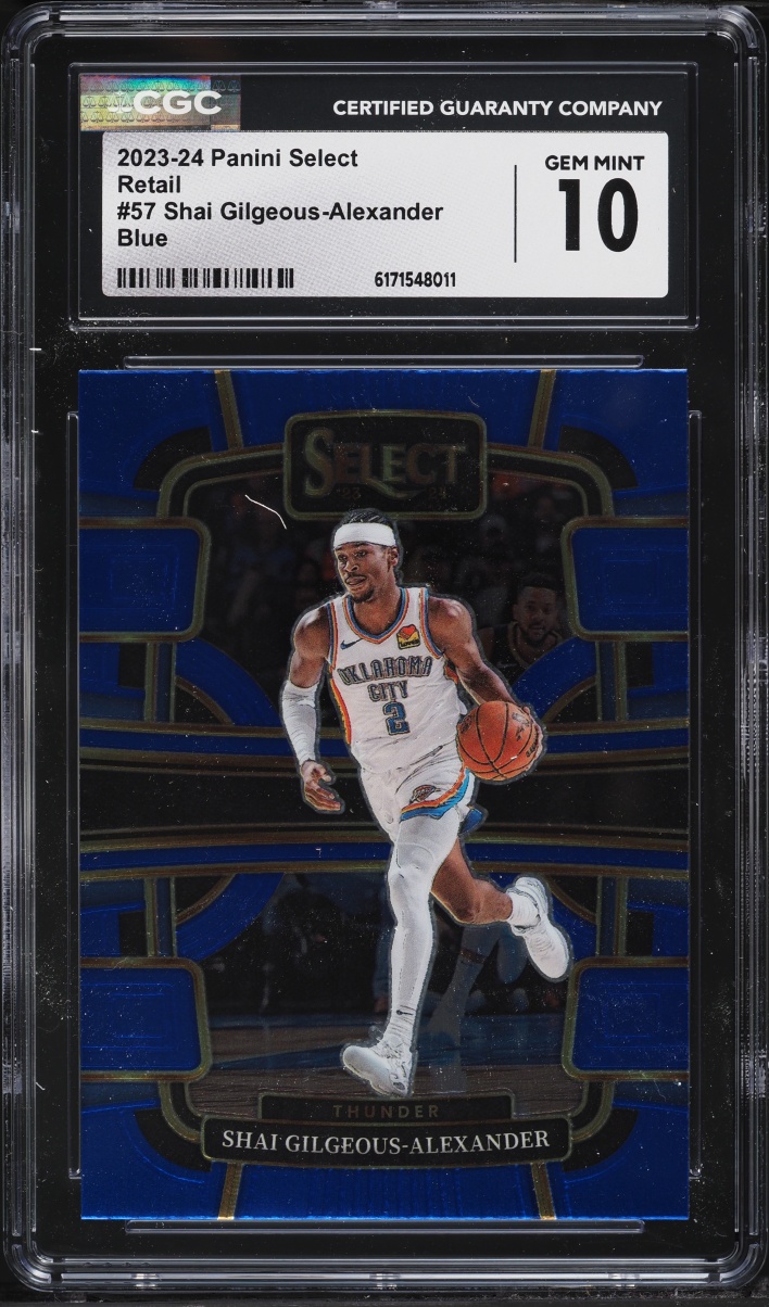 2023 Select Concourse Retail Blue Shai Gilgeous-Alexander #57 CGC 10 GEM MINT