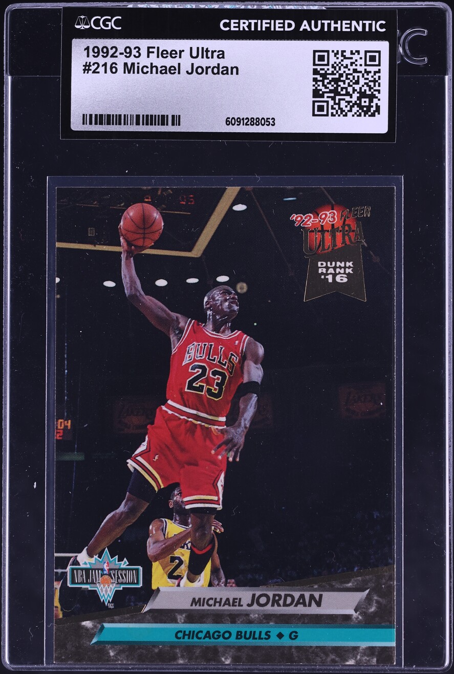 1992 Ultra Basketball Michael Jordan #216 CGC AUTH