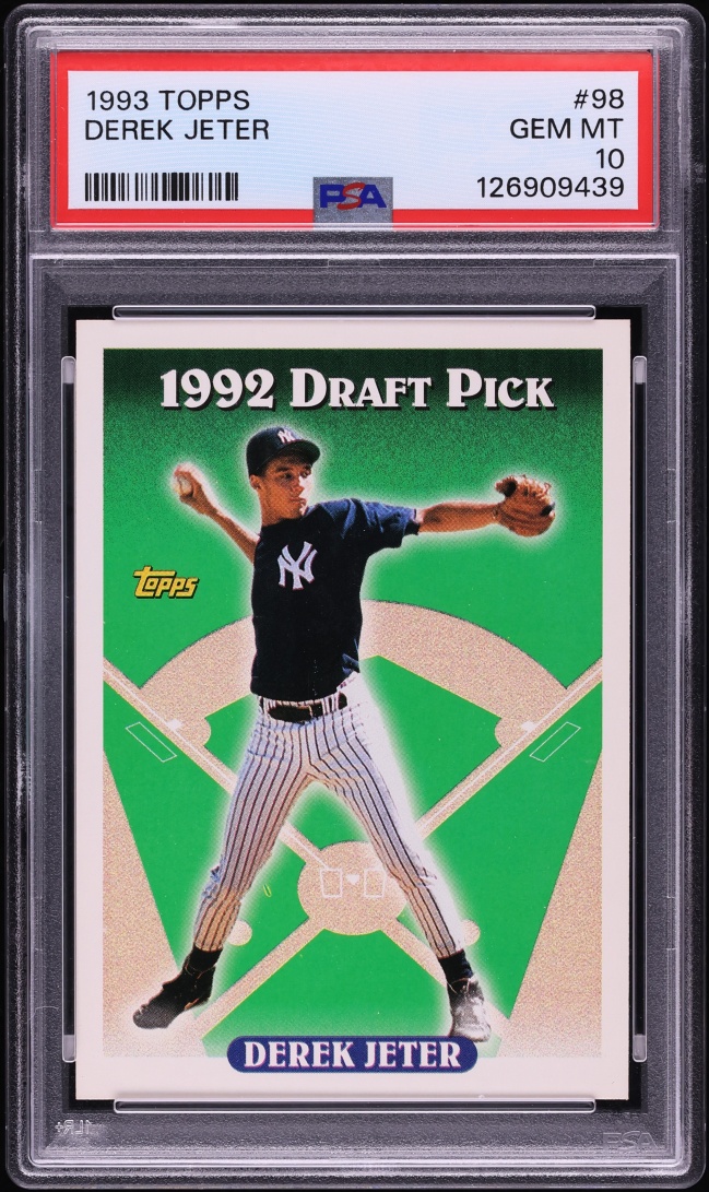1993 Topps Derek Jeter ROOKIE #98 PSA 10 GEM MINT