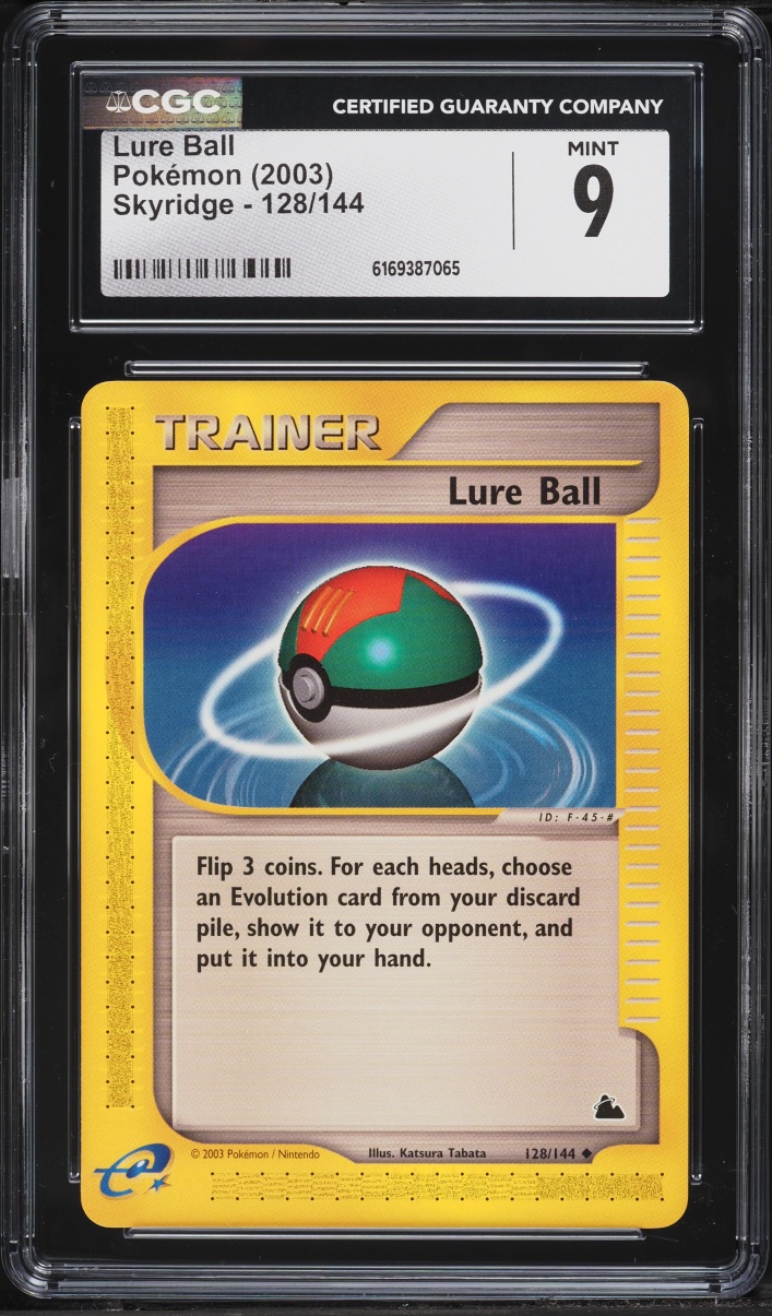 2003 Pokemon Skyridge Lure Ball #128 CGC 9 MINT