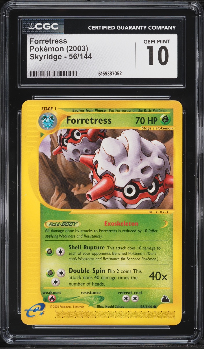 2003 Pokemon Skyridge Forretress #56 CGC 10 GEM MINT