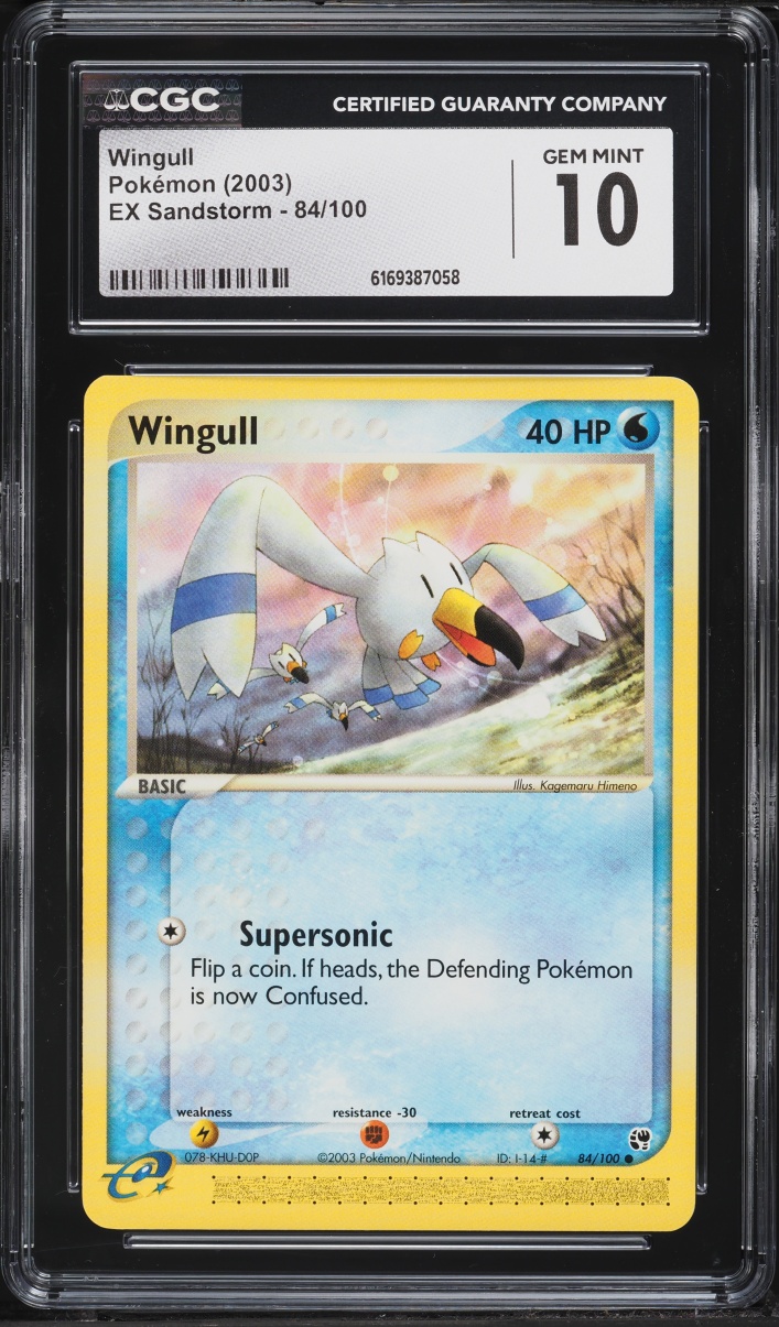 2003 Pokemon EX Sandstorm Wingull #84 CGC 10 GEM MINT