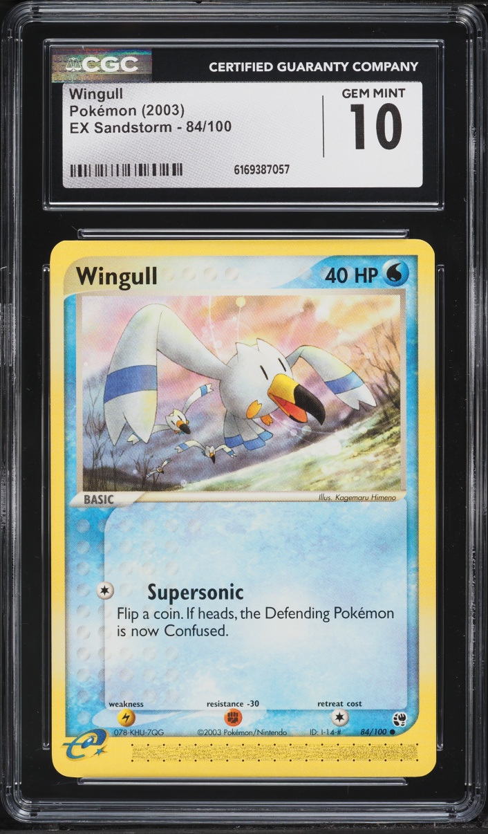 2003 Pokemon EX Sandstorm Wingull #84 CGC 10 GEM MINT
