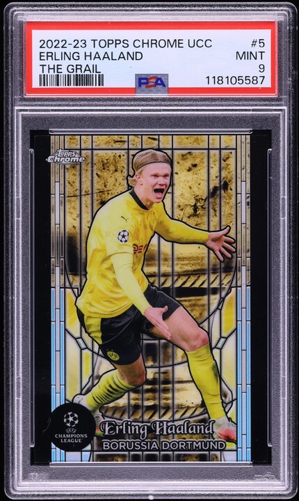 2022 Topps Chrome UEFA Club Competitions Refractor Erling Haaland