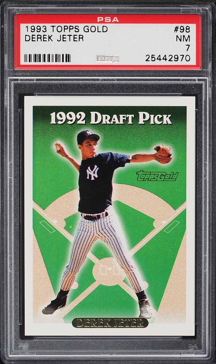 1993 Topps Gold Derek Jeter ROOKIE #98 PSA 7 NRMT