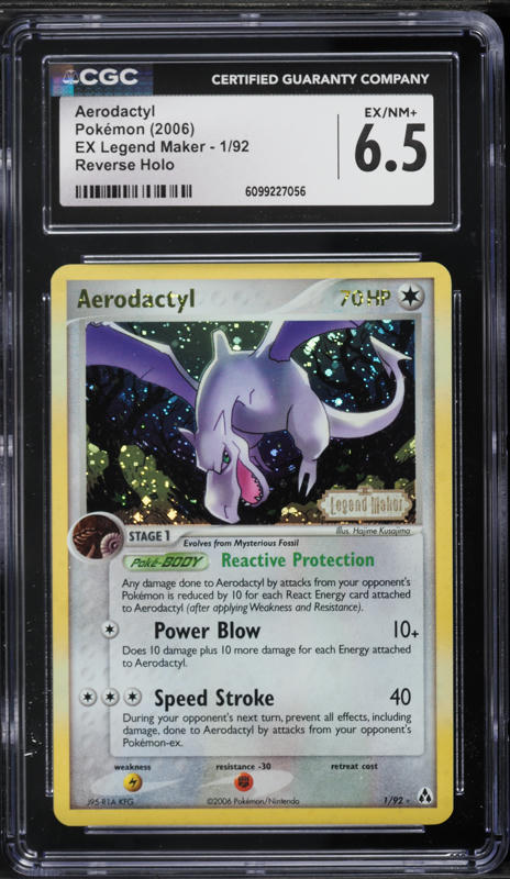 aerodactyl pokemon card holo Aerodactyl 151 sv2a Master Ball Holo 142/165 Japanese PSA 10 – TBC Games main image 0