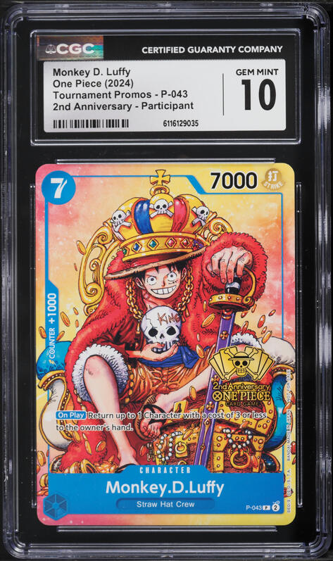 2024 One Piece Japanese Bandai Card Games Fest Monkey D. Luffy #P