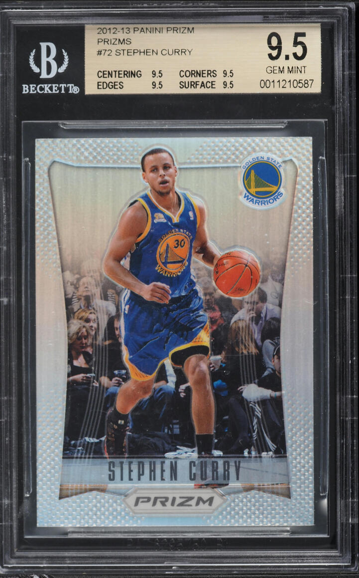 2012 Panini Prizm Silver Stephen Curry #72 BGS 9.5 GEM MINT - Photo 1