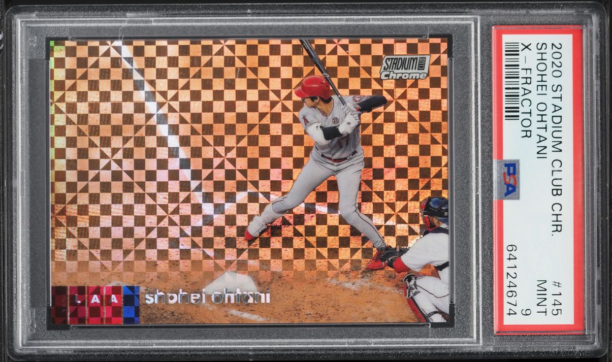 2020 Stadium Club Chrome Xfractor Shohei Ohtani #145 PSA 9 MINT - Photo 1