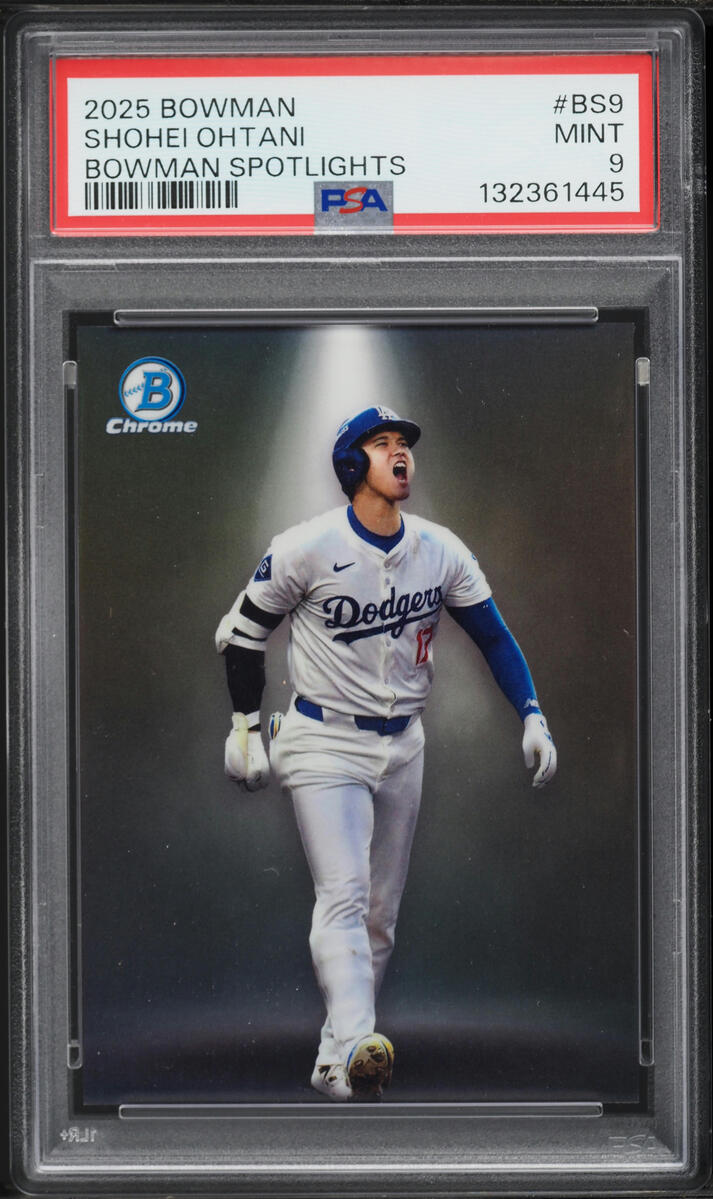 2025 Bowman Spotlights Shohei Ohtani #BS-9 PSA 9 MINT - Photo 1