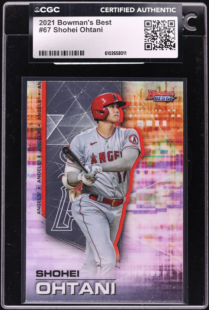 2021 Bowman's Best Shohei Ohtani #67 CGC AUTH