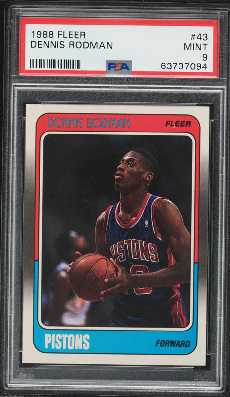 1998 Metal Universe Precious Metal Gems PMG Dennis Rodman /50 #16