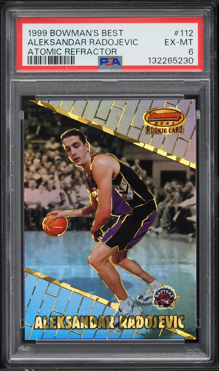 1999 Bowman's Best Atomic Refractor Aleksandar Radojevic ROOKIE /100 #112 PSA 6 EXMT