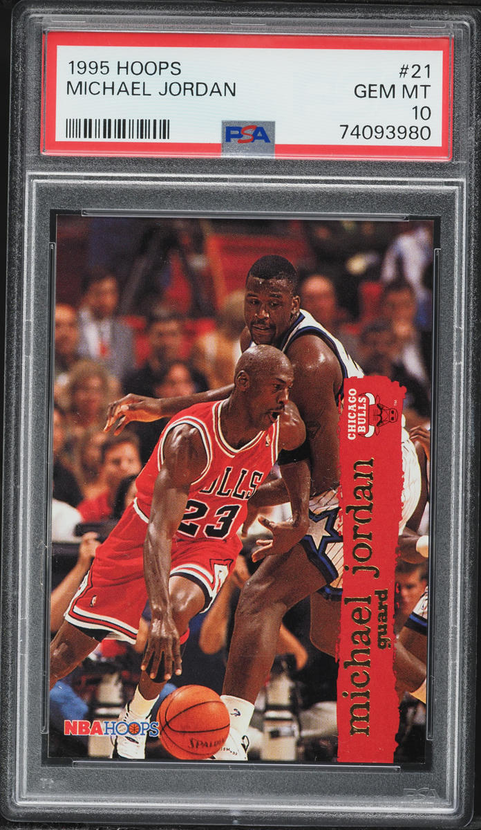 1995 Hoops Michael Jordan #21 PSA 10 GEM MINT