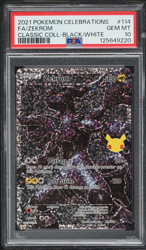 2021 Pokemon Japanese 25th Anniversary Promo Full Art Zekrom #21