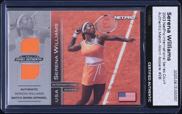2003 Netpro Elite Glossy Serena Williams ROOKIE /100 #G2 PSA 10
