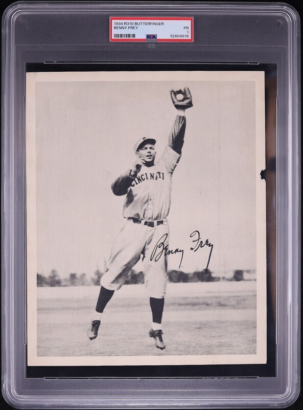 1934 R310 Butterfinger Benny Frey PSA 1 PR