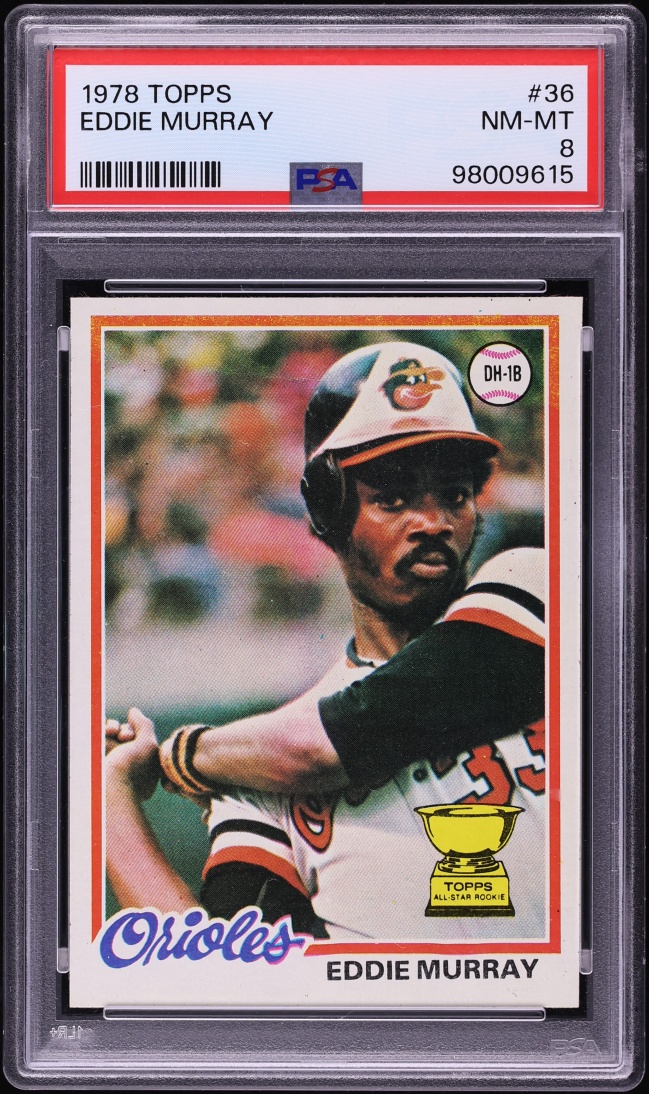 1978 Topps Eddie Murray ROOKIE #36 PSA 8 NM-MT