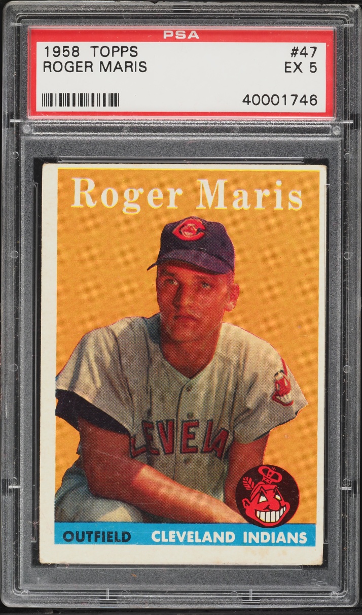 1958 Topps Roger Maris ROOKIE #47 PSA 5 EX
