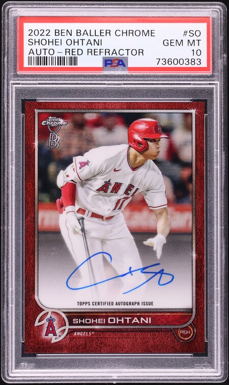 2022 Topps Chrome Shohei Ohtani #1 PSA 10 GEM MINT on Fanatics Collect