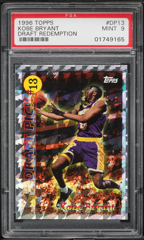 1996 Fleer Lucky 13 Kobe Bryant ROOKIE #13 PSA 9 MINT on Fanatics