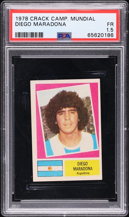 1978 Argentina Campeon Libro De Estampas Diego Maradona #1 Soccer - VCP