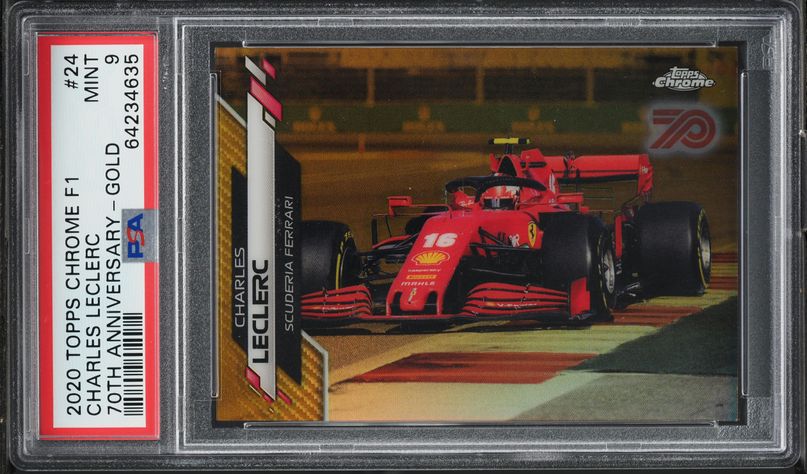 2020 Topps Chrome Formula 1 F1 Sapphire Gold Refractor