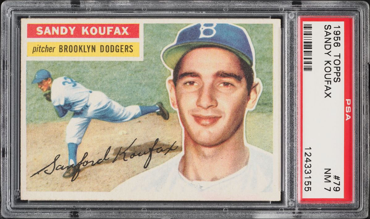 1956 Topps Sandy Koufax #79 PSA 7 NRMT