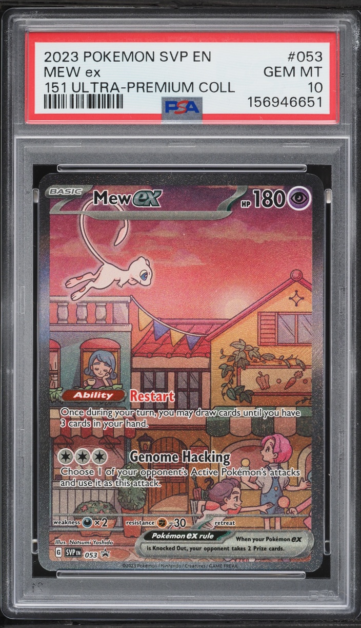 2023 Pokemon Scarlet & Violet Promo 151 Ultra Premium Collection Full Art Mew EX #53 PSA 10 GEM