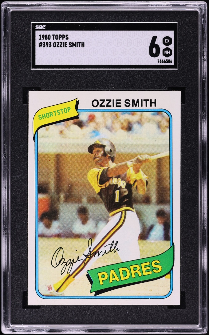 1980 Topps Ozzie Smith #393 SGC 6 EXMT